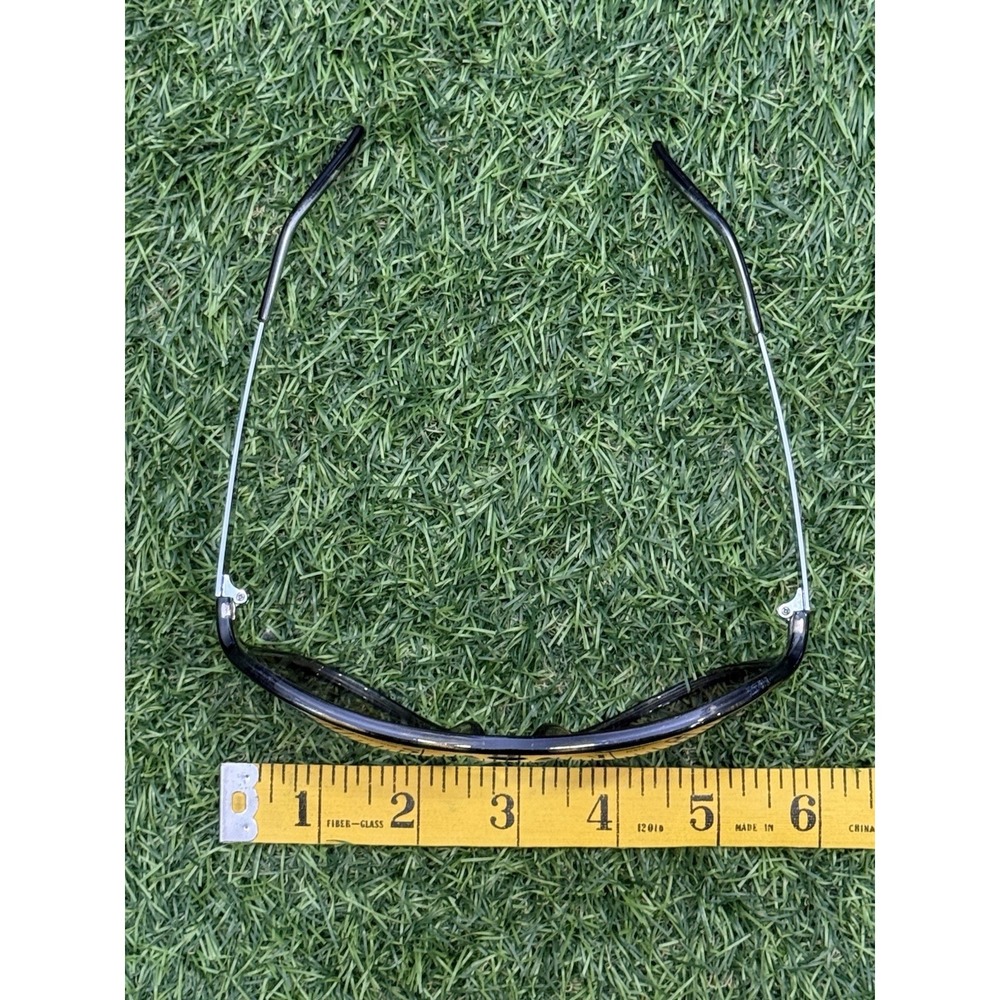 Vintage BEBE Aviator Sunglasses Womens Black Y2K Gradient Lens‎ - Picture 9 of 9